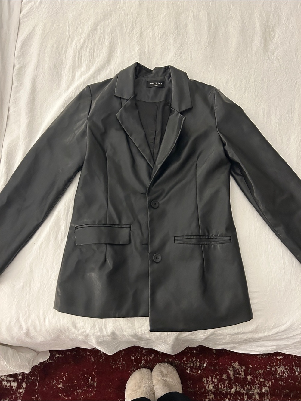 White Fox Boutique Black Blazer Like New